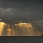 shine, red, island