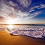 beach, sea, free background