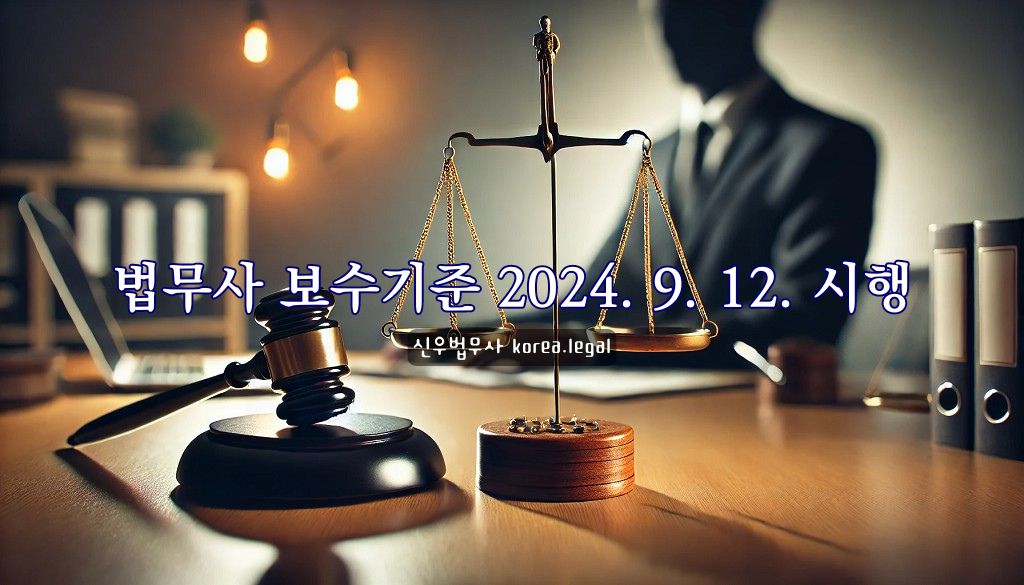 신우법무사 6 법무사보수기준-신우법무사